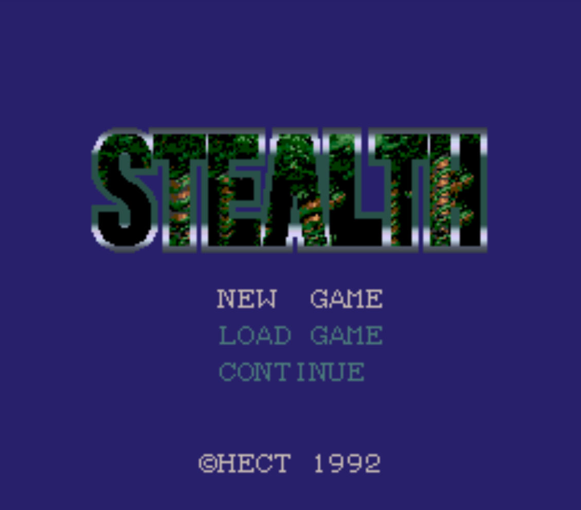 Stealth Title Screen